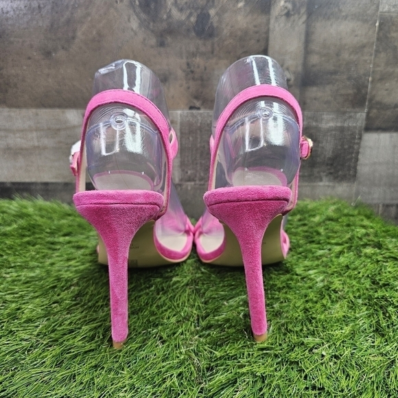 New STUART WEITZMAN DANCER TWISTIE 100 SUEDE SANDAL 8.0 - Picture 5 of 11